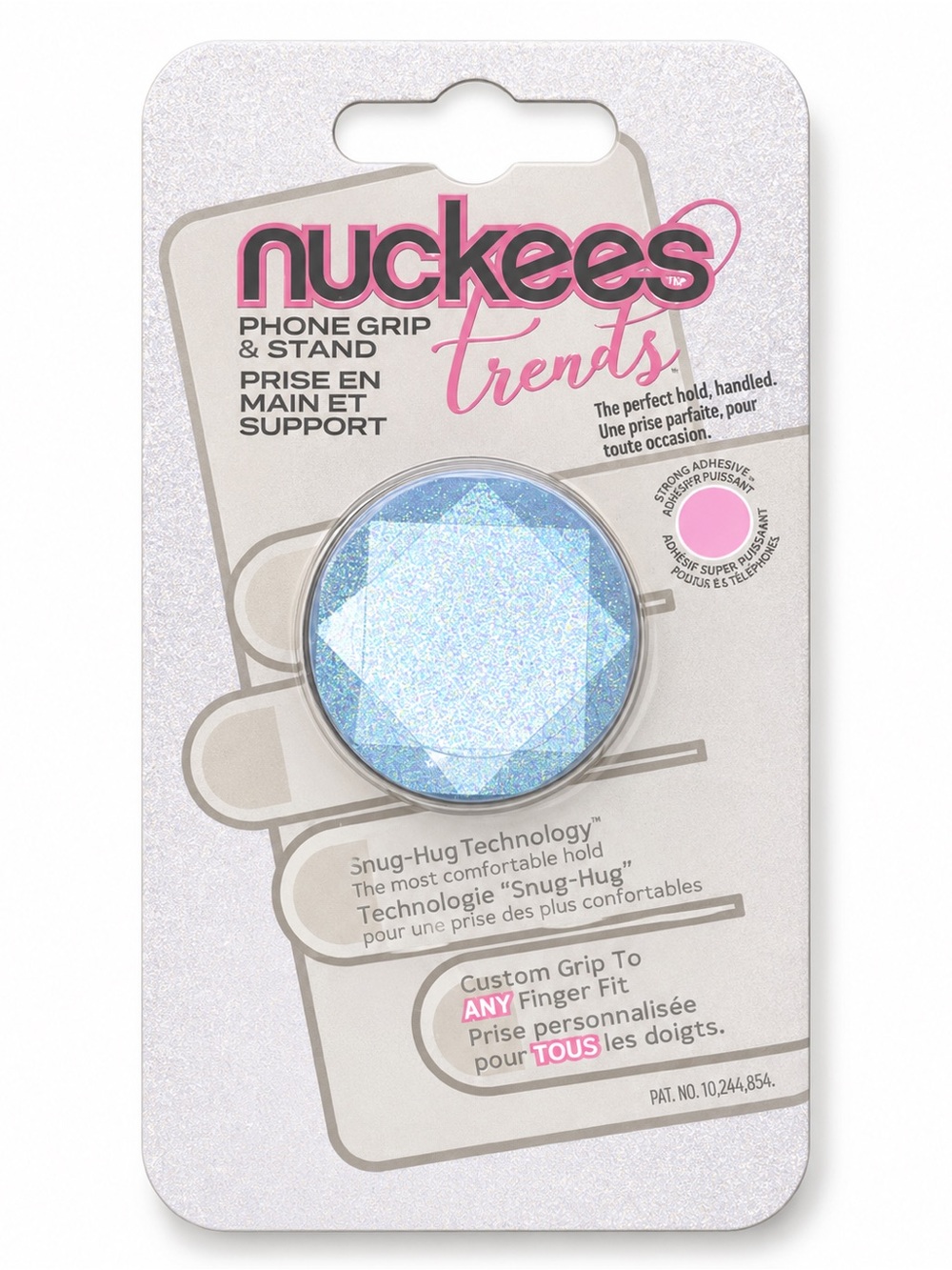 Nuckees Trends Blue Phone Grip & Stand